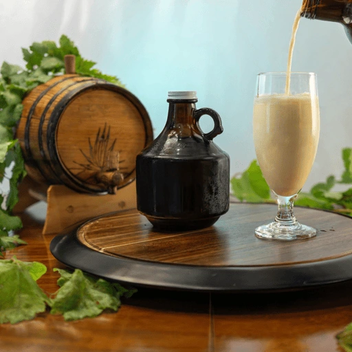 Edited glass of milk