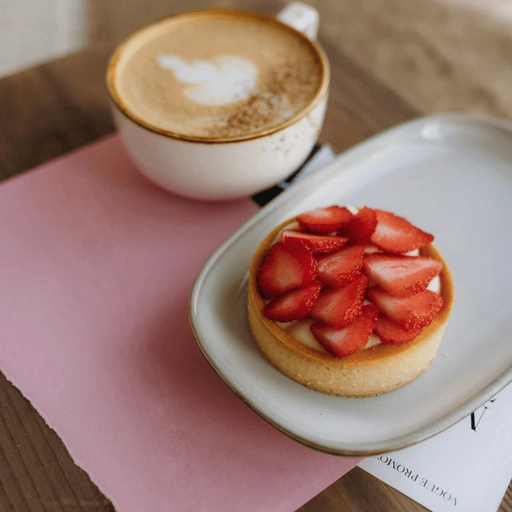 Breakfast scene with fork removed