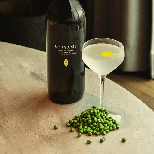 Edited drink scene with peas