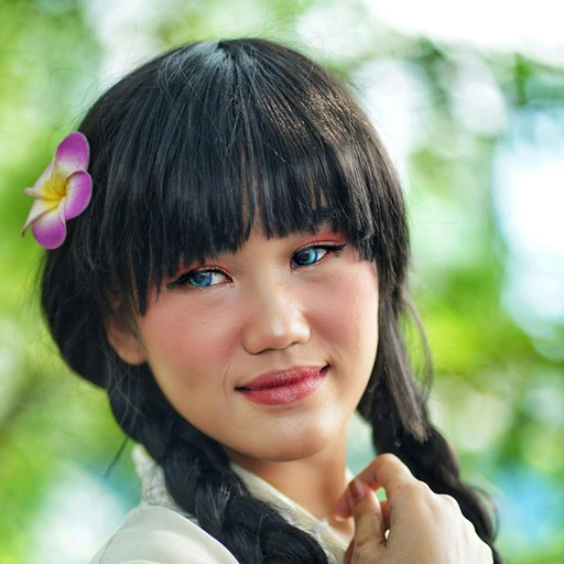 Original portrait without glasses